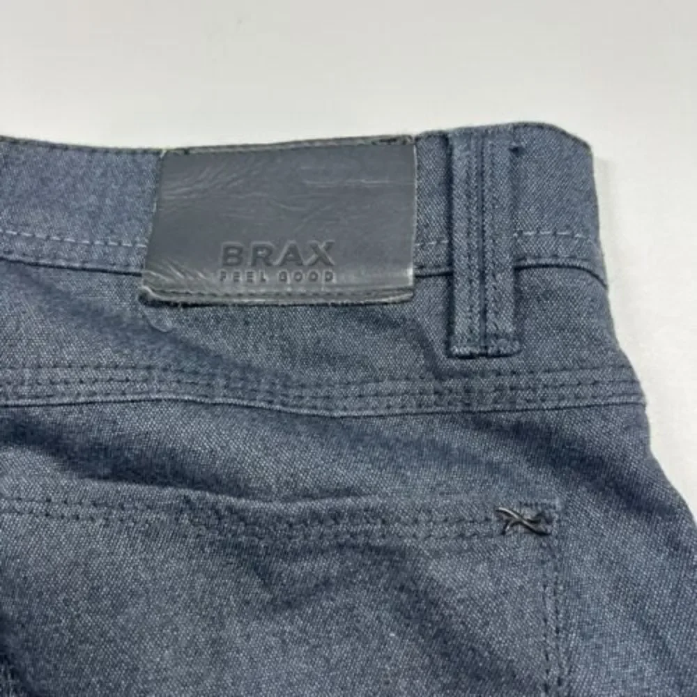 Brax Feel Good Mens Cooper Fancy Pants Straight Leg Gray Size 33x29 Regular Fit